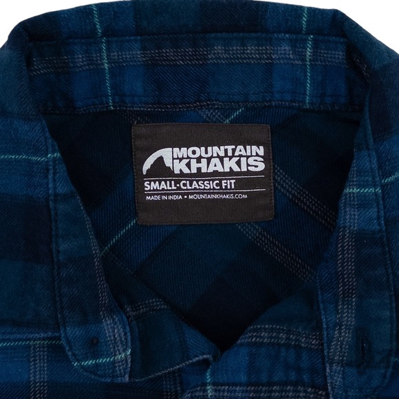 Mountain Khakis Men's Small Park Flannel Classic Fit Long Sleeve Button Up Shirt - Picture 7 of 9